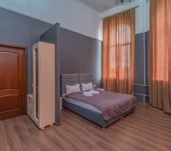 Двухместный люкс с красивым видом из окна двуспальная кровать в Ланселот