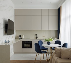 Студио + с видом на Неву в Приоритет