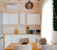 Барнхаус ЯгельХаус (оснащение дома, стоимость банного чана и бани см. Подробнее) в Dacha