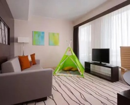 Двухместный семейный двуспальная кровать в DoubleTree by Hilton Moscow-Vnukovo Airport
