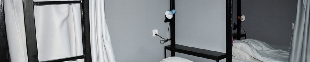 6-ти местный номер для мужчин с 3-мя 2-ух ярусными кроватями в Melius