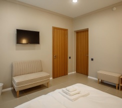 Номер стандарт с 1 двуспальной кроватью в Pillow Hostel