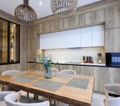 Шале Mon Cristal с 3 комнатами с видом на горы в Чаллы Яр