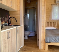 1-комнатный коттедж стандарт с 2 односпальными кроватями в Тритон