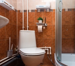 Одноместная комната с общей ванной комнатой в МК Мокко