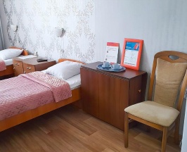 Номер эконом с 2 односпальными кроватями в Smart Hotel KDO Липецк