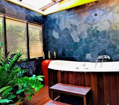 Двухместный люкс Beachside двуспальная кровать в Birds and Bees Resort