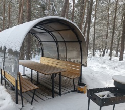 Коттедж с красивым видом из окна в Glamping_07