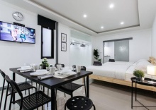 Студия в P4 Silom Large 2beds full kitchen WIFI 4-6pax