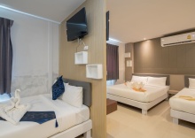 Четырёхместные апартаменты с 2 комнатами в Baan Thai Beach Side Residence