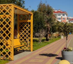 Апартаменты стандарт с двуспальной кроватью кв. 102а в Deluxe apartments