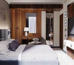 Апартаменты стандарт с 1 двуспальной кроватью в Marine Garden Sochi Hotels and SPA by Zont Hotel Group