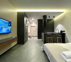 Роскошная квартира-студио ЖК "Облака" (Метро Лесная, 5 минут пешком) в Rauktis apartments