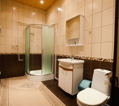Family Room с камином в Верховье