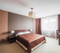 Апартаменты Superior c 1 комнатой с балконом и с красивым видом из окна в Комплекс апартаментов Комфорт