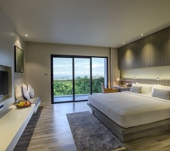 Одноместный номер Standard с видом на океан двуспальная кровать в Hotel Ikon Phuket