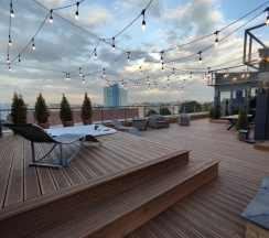 Апартаменты с 3 комнатами с балконом и с красивым видом из окна в Апарт-отель Residence Graphite