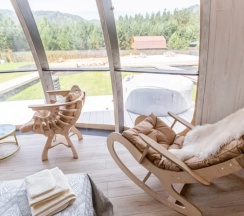 Купол с Камином в Воздух