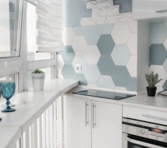 Четырёхместные апартаменты c 1 комнатой с балконом в Апартаменты Light apartment lxt.by