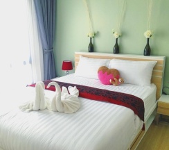 Апартаменты Deluxe c 1 комнатой с балконом в Happy Place Condo