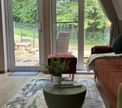 Участок с домиком "Помидор" А-фрейм категории комфорт в Ланьдиво