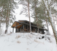 Коттедж премиум (Зелёный дом) в Forrest Lodge Karelia