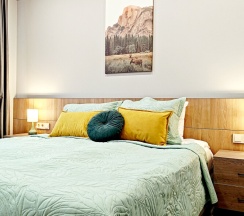 Студия ЛЕС с панорамой на горы. Бассейн. Баня. в Панорама Ачишхо