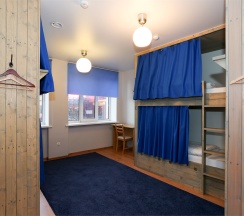 Кровать в шестиместном номере для женщин в Kdhostel