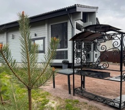 Дом из бруса с камином и баней из липы 4+2 в Snhaus