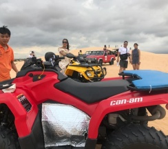 Двухместный номер Standard с видом на озеро двуспальная кровать в Mui Ne Alena Bungalow Hotel