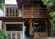 Двухместная семейная вилла двуспальная кровать в Chantra Khiri Chalet Chiang Mai