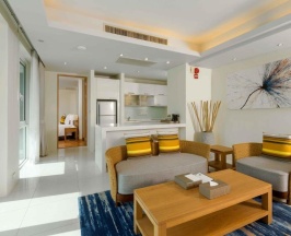 Резиденция с кухней c 1 комнатой с балконом в Splash Beach Resort 