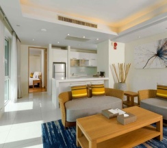 Residence с кухней c 1 комнатой с балконом в Splash Beach Resort