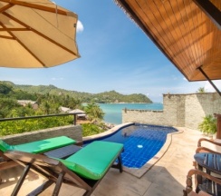 Двухместная вилла с бассейном Junior двуспальная кровать в Отель Panviman Resort Koh Phangan
