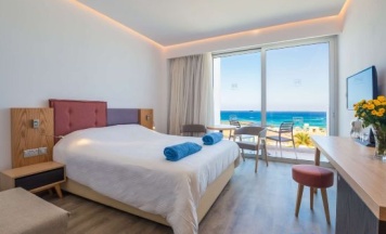 Одноместный номер Standard с частичным видом на море в Protaras Plaza Hotel