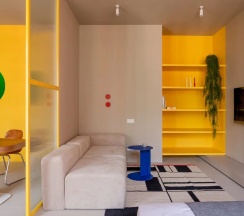 3-местные 1-комнатные апартаменты люкс Малевич в Pavlov