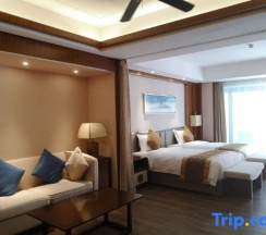 Двухместный номер Standard с видом на море 2 отдельные кровати в Jinghai Hotel & Resort