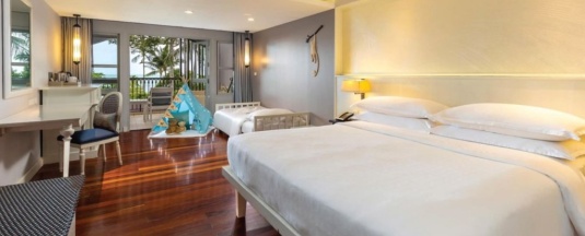Двухместный номер семейный двуспальная кровать в Sheraton Samui Resort