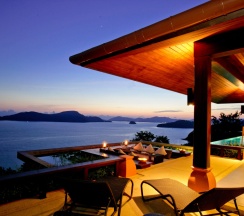 Вилла Residential с бассейном с 5 комнатами с видом на океан в Sri Panwa Phuket Luxury Pool Villa Hotel