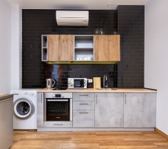 Однокомнатные апартаменты-студия для маломобильных гостей в APARTVILLE