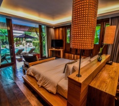 Двухместная вилла Deluxe двуспальная кровать в The Nine Thipthara Klongson Resort