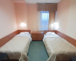 Кровать в 2-местном общем номере в Smart Hotel KDO Белгород
