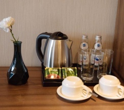 Двухместный номер Garden Premium с красивым видом из окна двуспальная кровать в Garden Park Inn