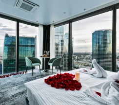 Комфорт+ для двоих в Федерации 53 этаж в Panorama city hotel