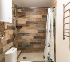 Стандарт Семейный с Большой Двуспальной кроватью и Двухъярусной кроватью в Домус.море