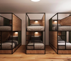 Кровать в общем номере (женский номер) в Atakent Hostel