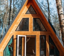 Дом A-Frame в Эко Парк Тепло