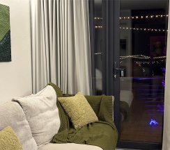 Дом «DOUBLE» с банным чаном на террасе в Luxe House