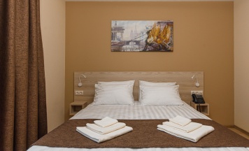 2-местный номер комфорт с 1 двуспальной кроватью в Ленинградский