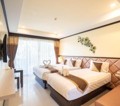 Двухместный номер Deluxe двуспальная кровать в Baan Sailom Resort
